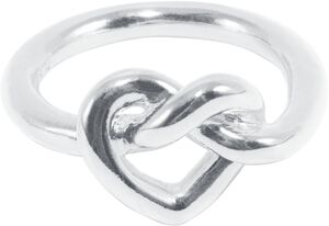 Big Tied Heart Ring