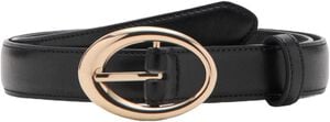 Oval buckle belt
