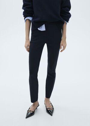 Crop skinny trousers