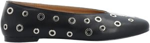 BIALILJA Ballet Flat Studded Faux Leather