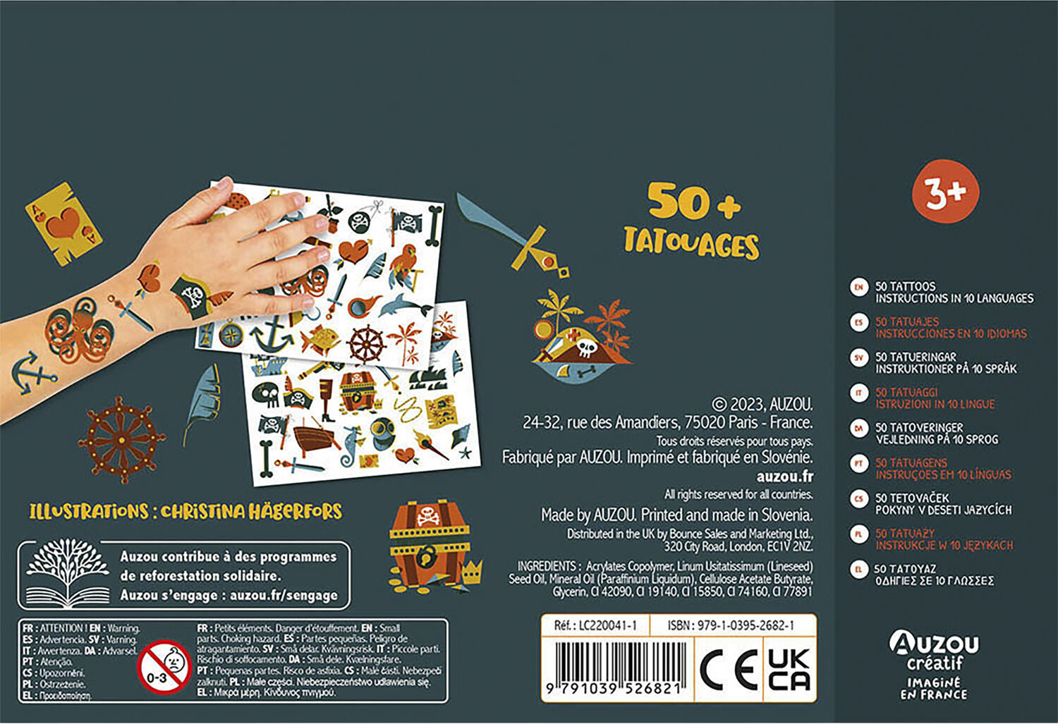 Auzou - Little Tattoos - Pirates