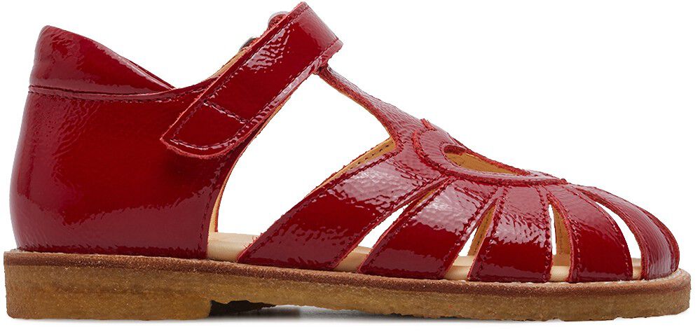 Hjertesandal med velcrolukning