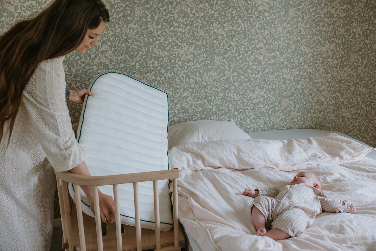 COCOON Kapok madras til Babybay Maxi/Boxspring, &oslash;kologisk -