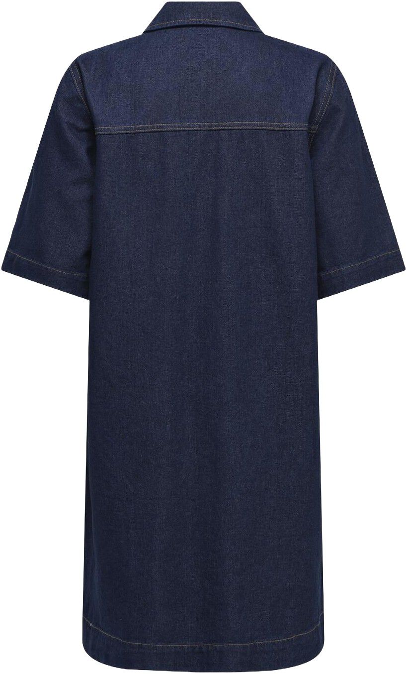 Onlbelle S/S Button Dress Dnm Gua Noos