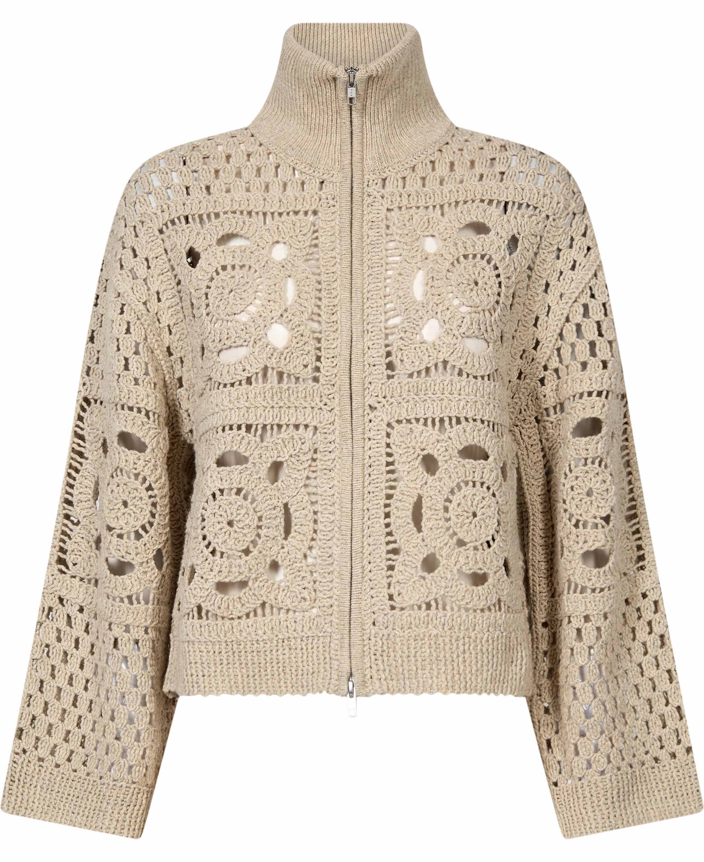 Crosette Knit Cardigan