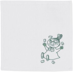 Moomin h&aring;ndkl&aelig;de 25x25 Gift of love, GOTS