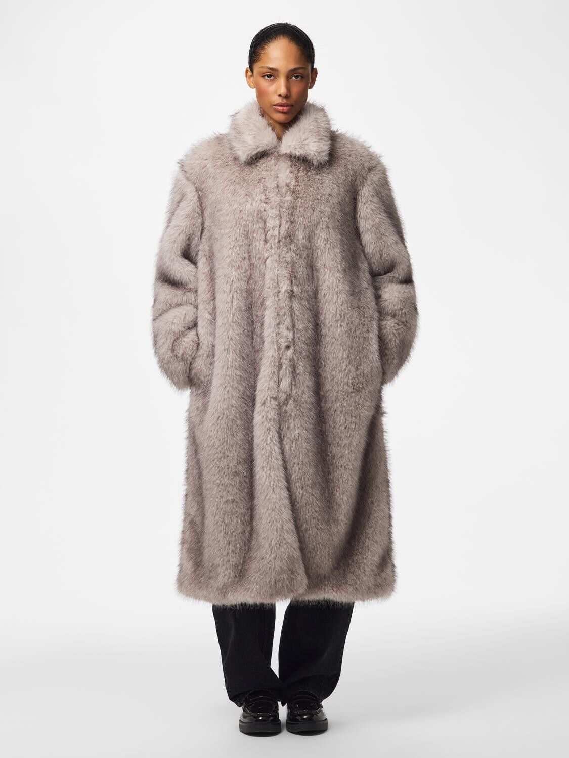 Pcjilla Long Fluffy Jacket