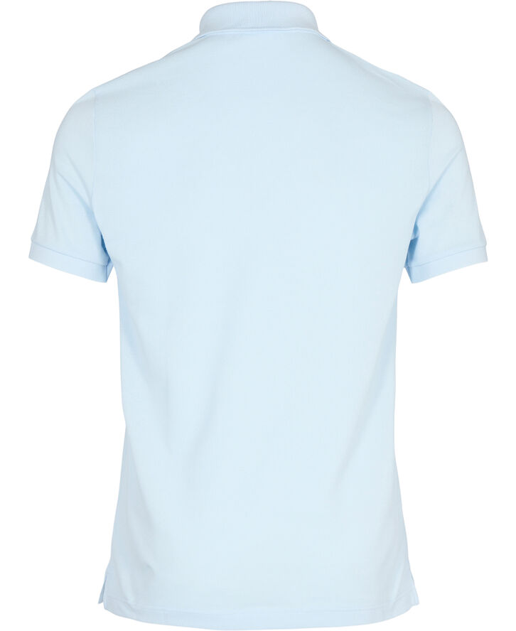 SHORT SLEEVED RIBBED COLLAR SHIRT