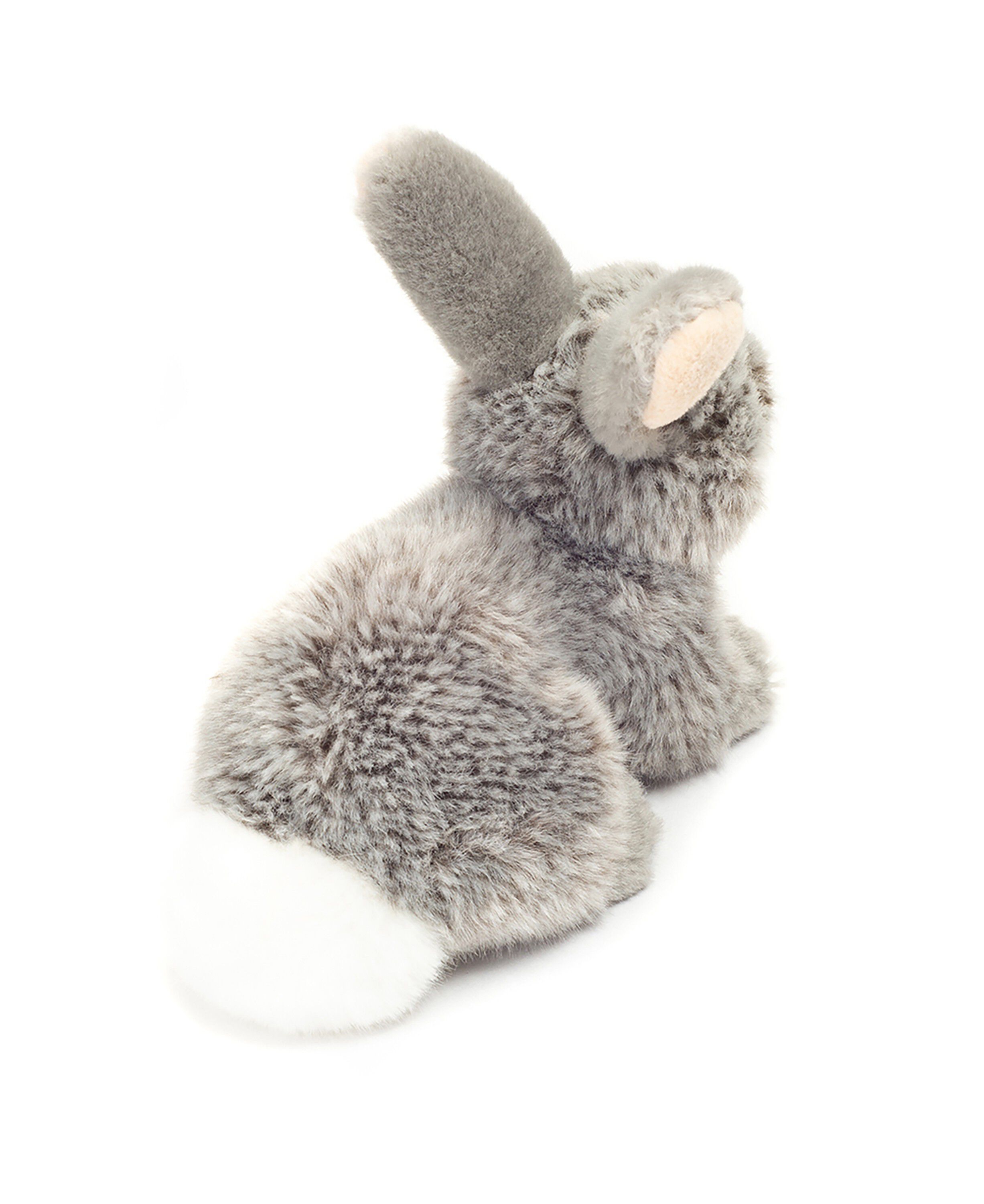 Teddy Hermann - Siddende kanin gr&aring; 18 cm