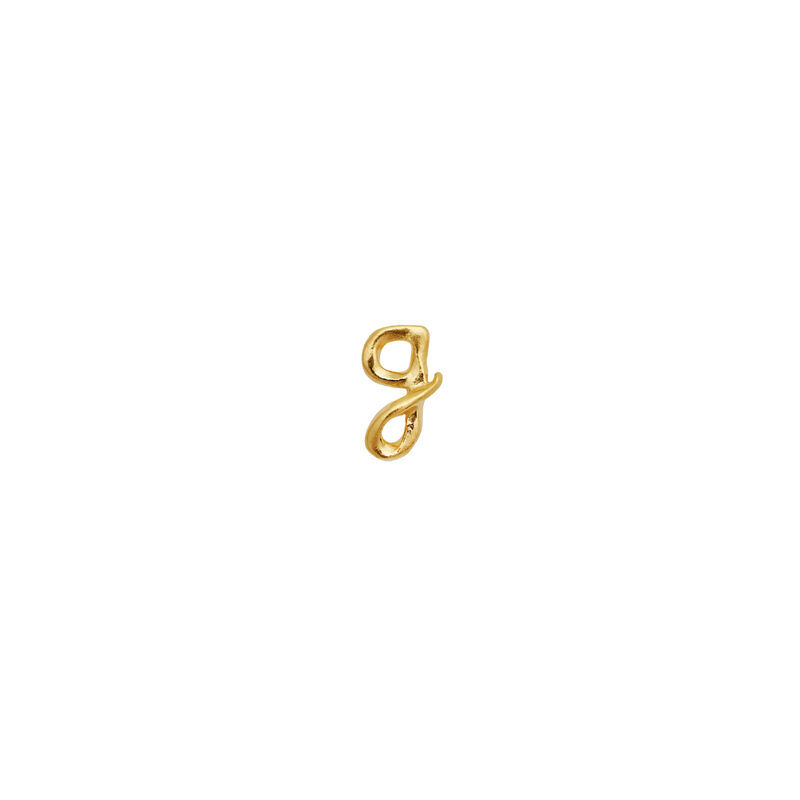G Alphabet Single Earring