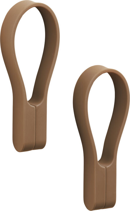 Handduksrem Loop magnet 2 st Terracotta