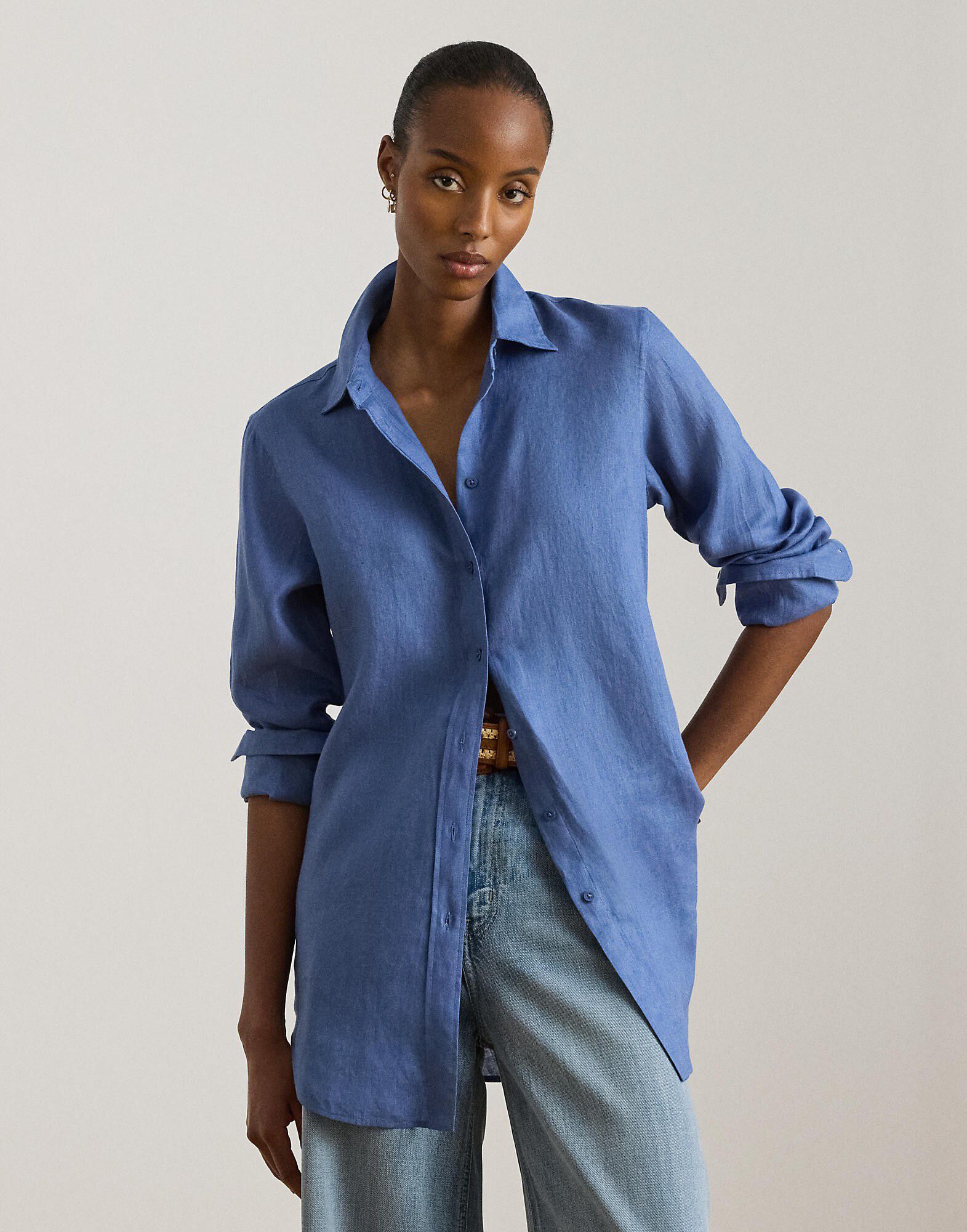 Relaxed Fit Linen Shirt
