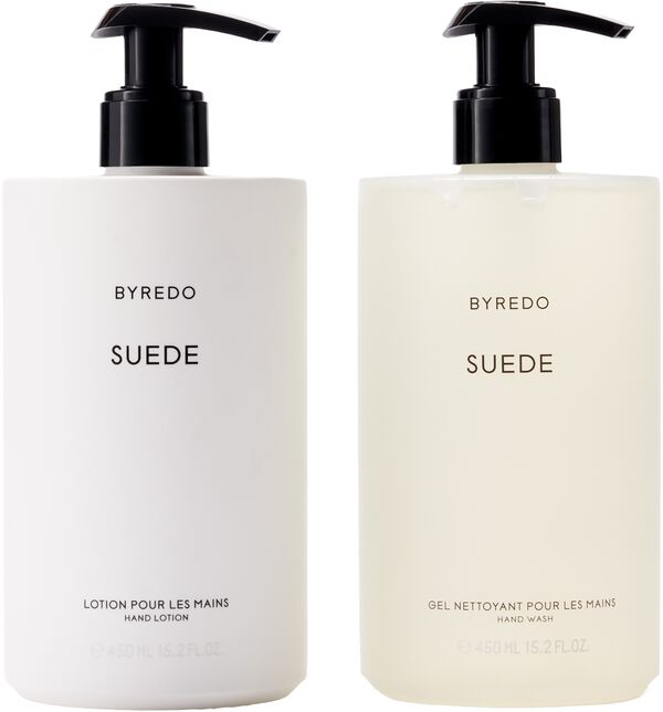 BYR HAND WASH & LOTION SET SUEDE H25