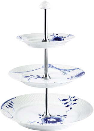 Blue Fluted Mega fat 3 v&aring;ningar 35 cm