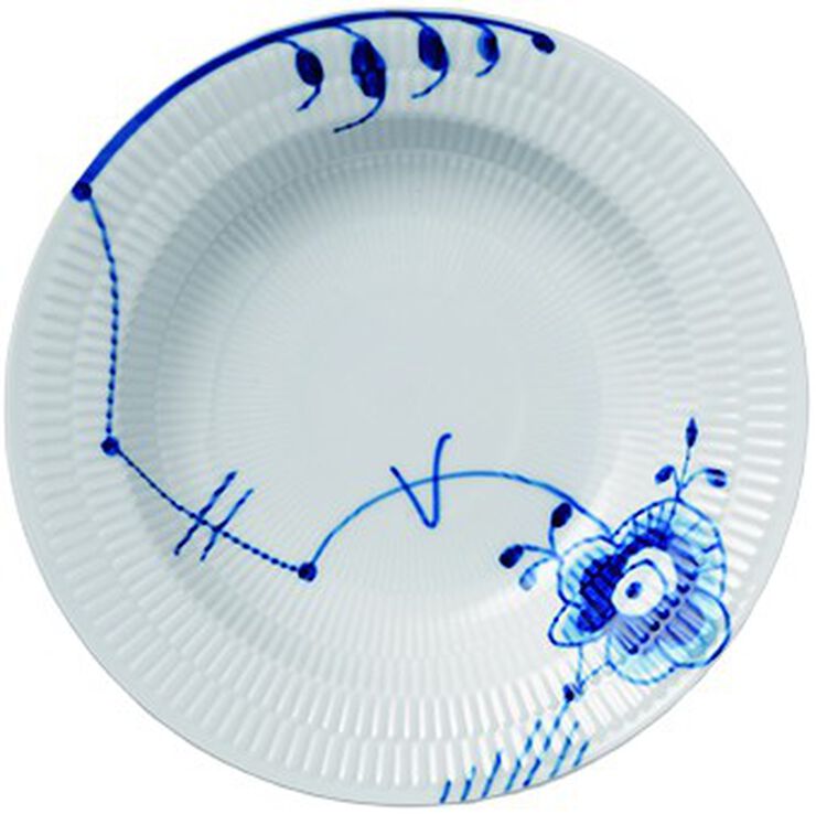 Blue Fluted Mega djup 21 cm tallrik