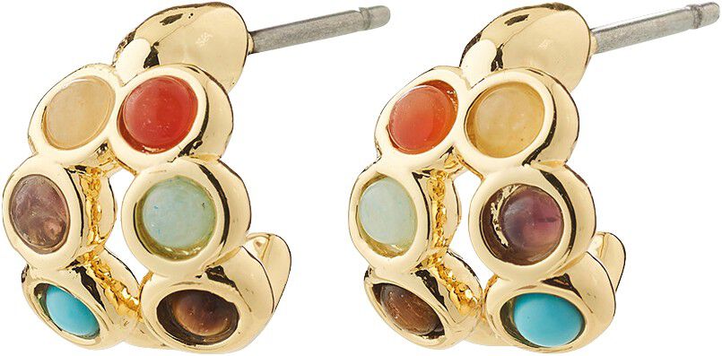 LONNIE earrings gold-plated/multi
