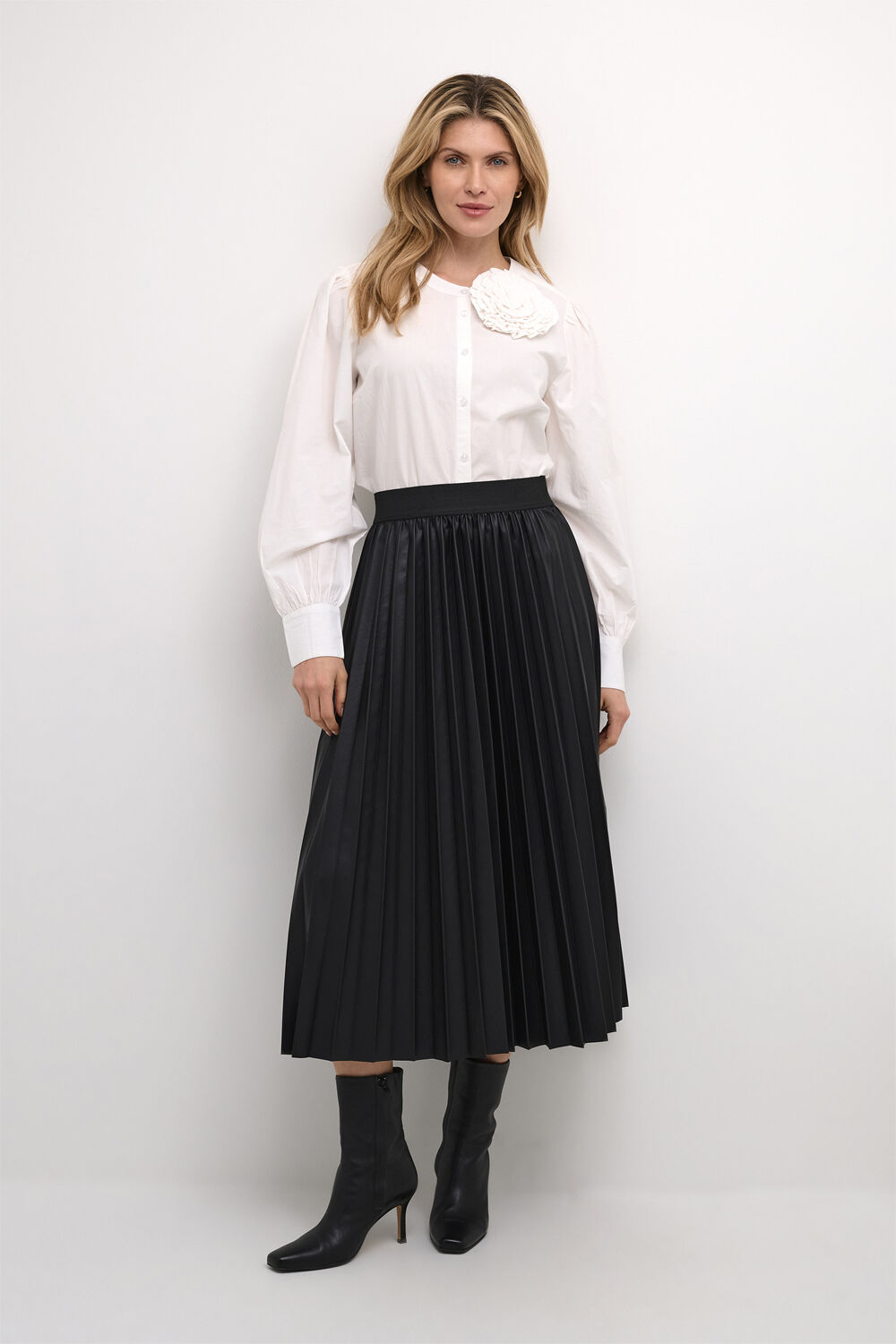 CRPoppi Pliss&eacute; Skirt