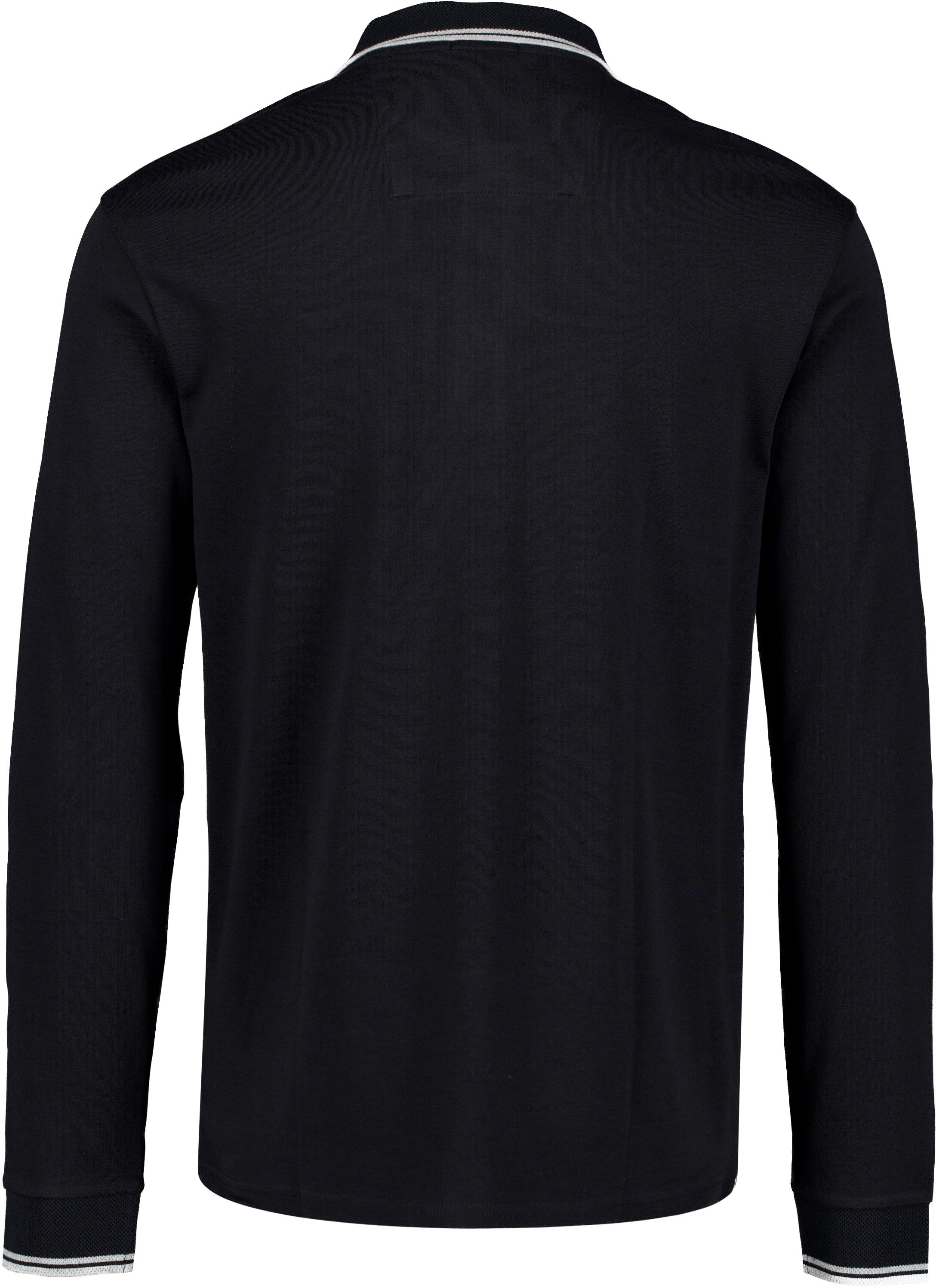 Cashmere touch polo L/S