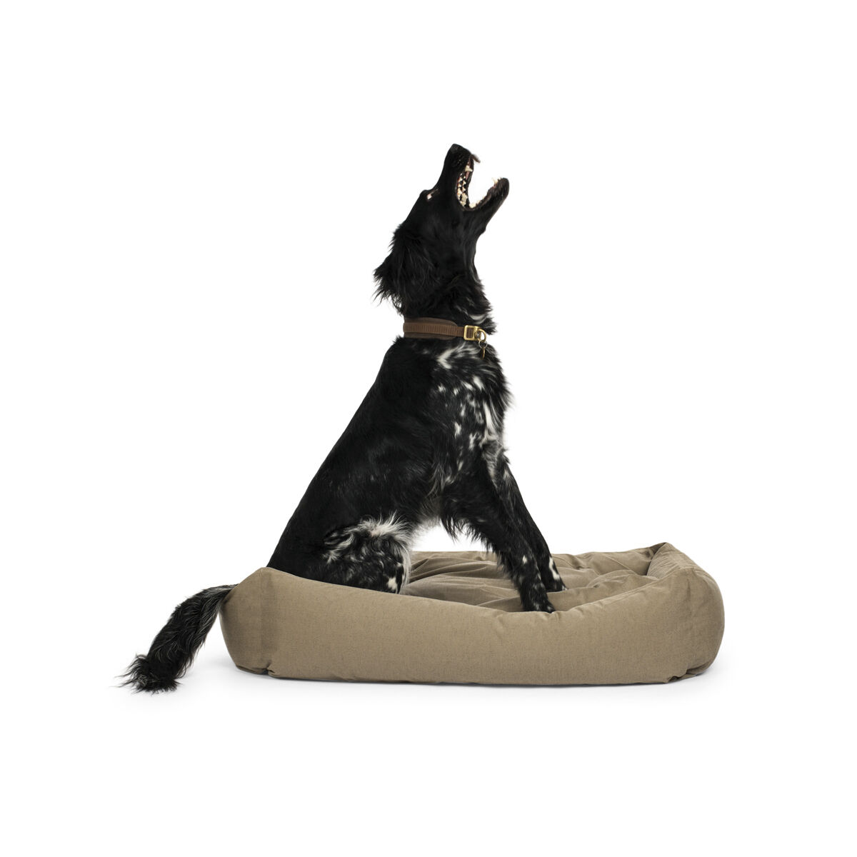 Fossflakes Hundkorg Dark beige