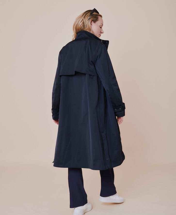 Palermo sportivo trench coat - Sand/Flame