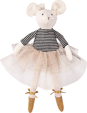 Moulin Roty - Ballerina mus - Suzie 26 cm