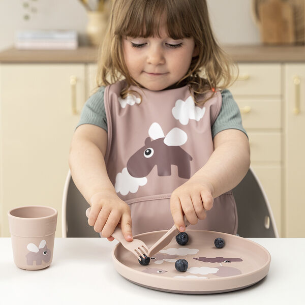 Foodie bestiksæt Happy dots Pudder