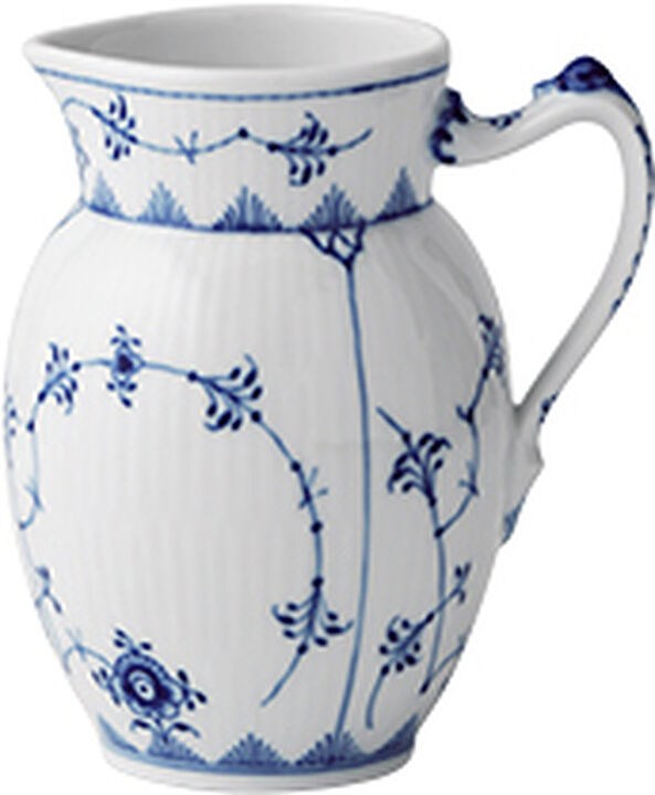 Blue fluted Plain Kanna 38 cl