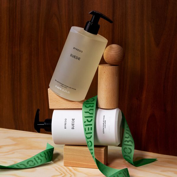 BYR HAND WASH & LOTION SET SUEDE H25