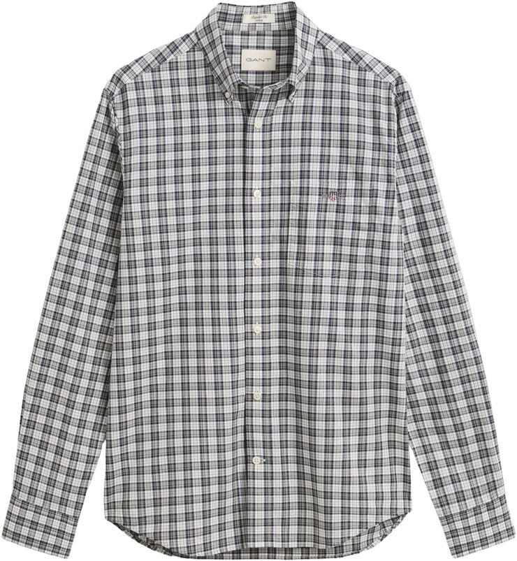 Reg Poplin Check Shirt