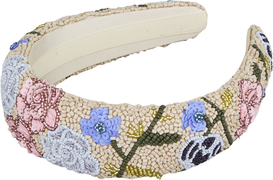 Fleuriora Wide Beaded Hairbrace