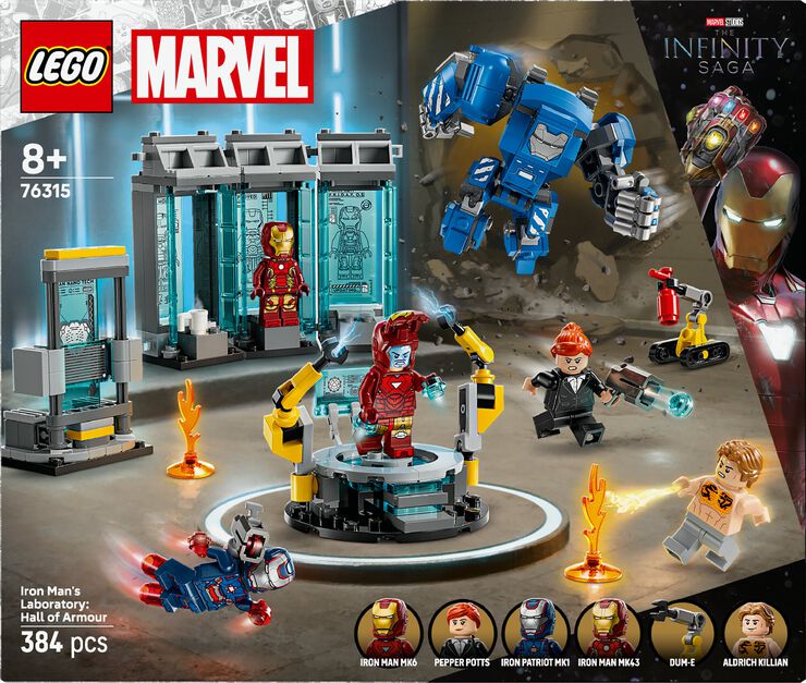 Iron Mans laboratorium: Dragtgalleriet 76315