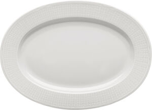 Swedish Grace Fat oval 32 cm Snö