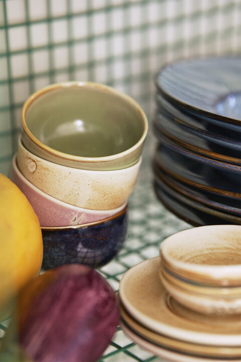 Chef ceramics bowl rustic pink