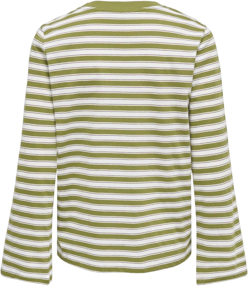 Onlluna Happy L/S O-Neck Stripe Tee Jrs