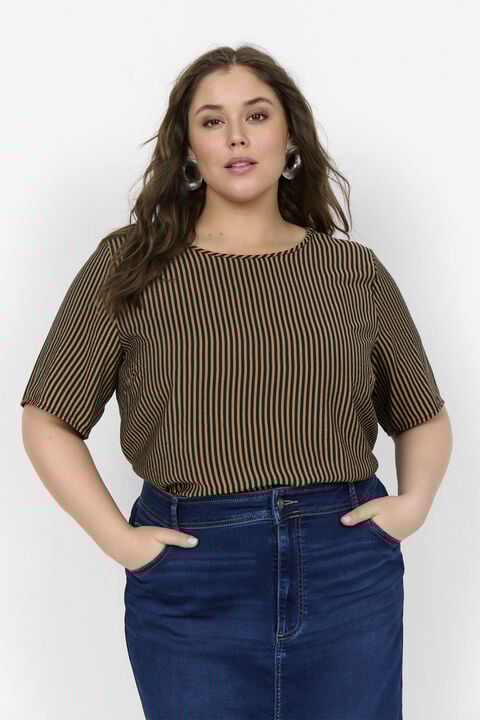 Curvy WA-GENTINA 1 Bluse Mørk sand