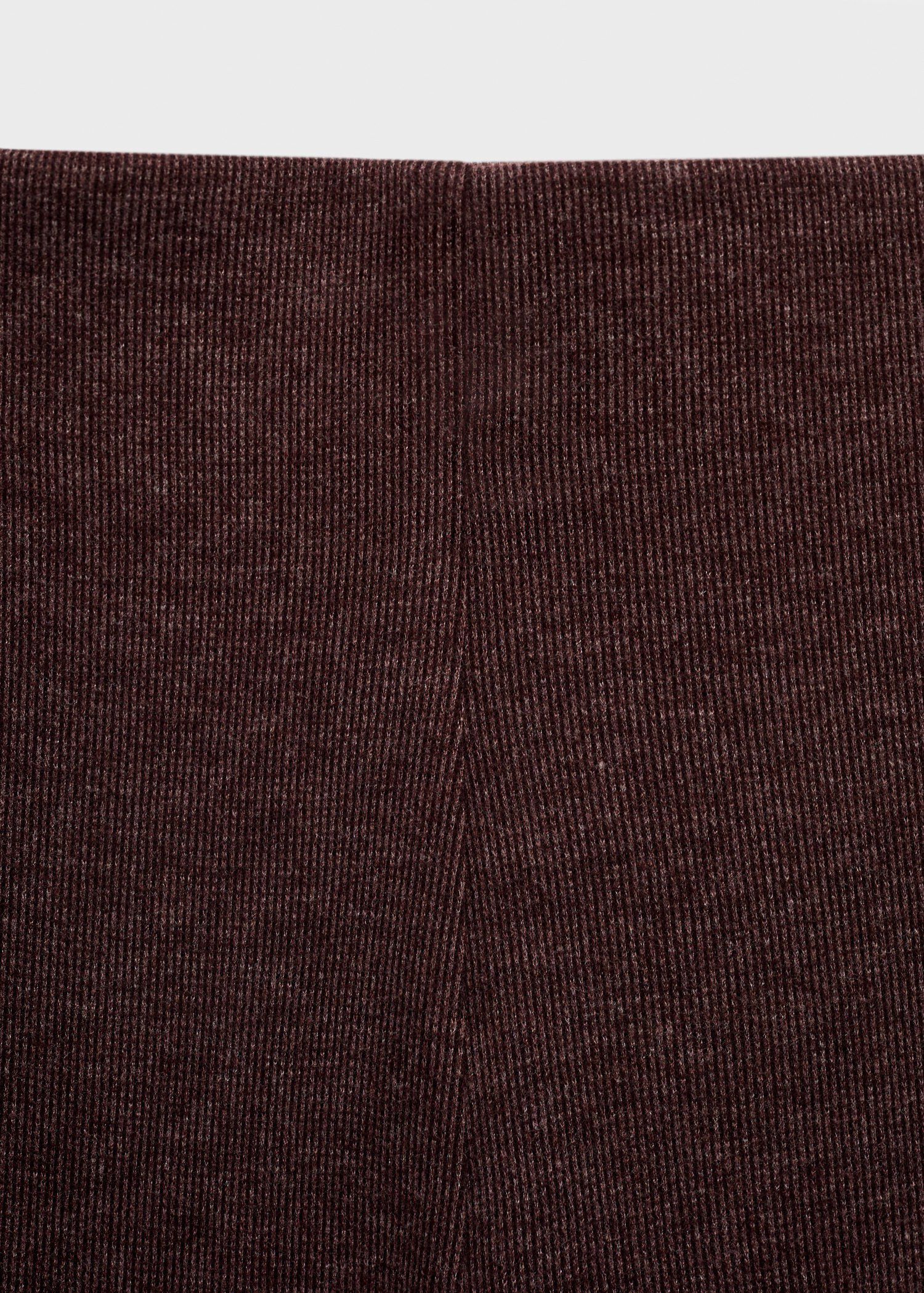 Knitted trousers with elastic waist