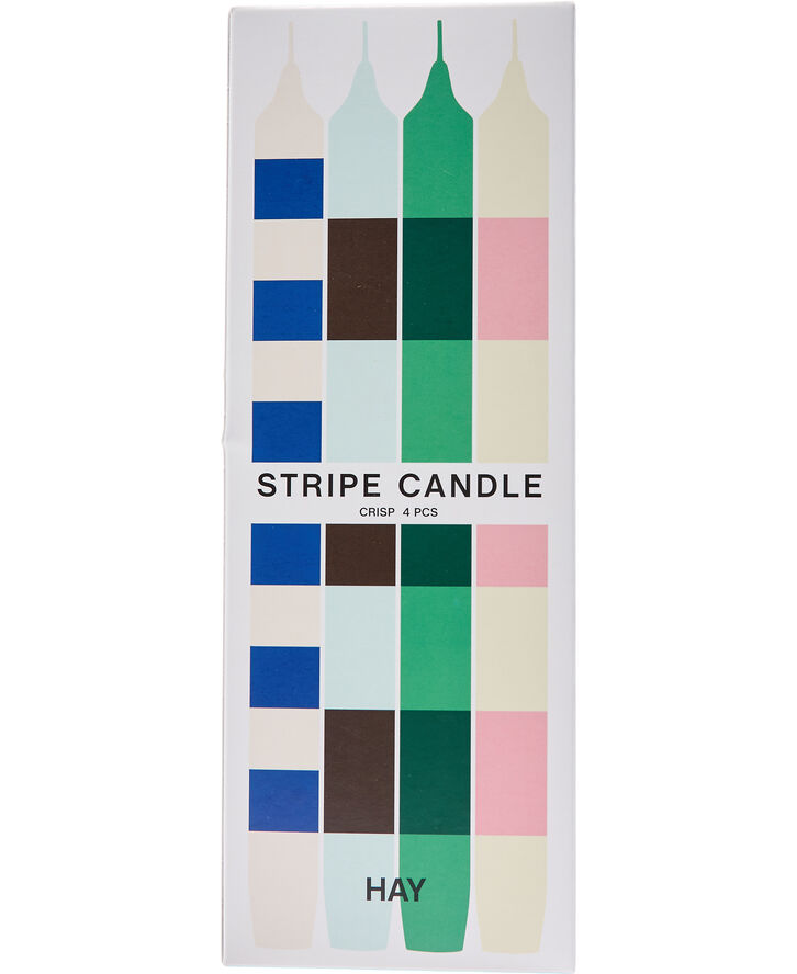 Stripe Candle Set of 4