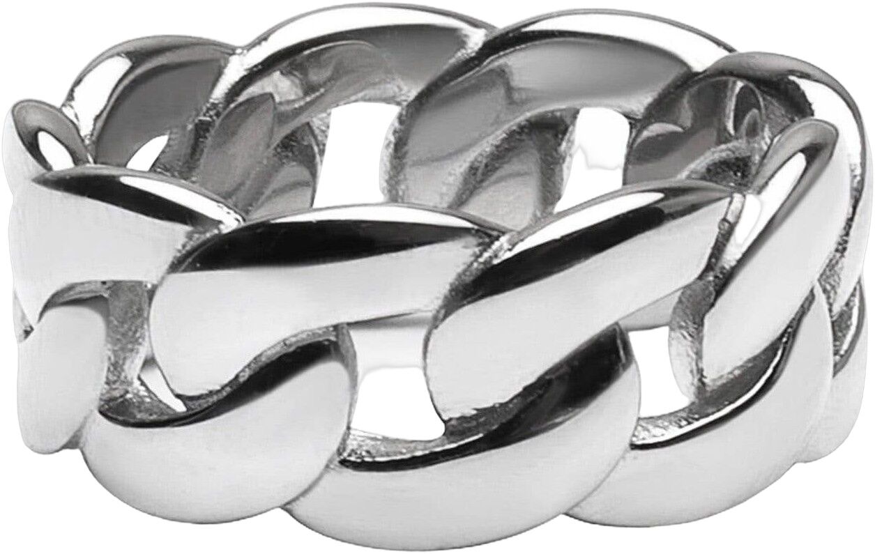 Men's Silver Chain Ring