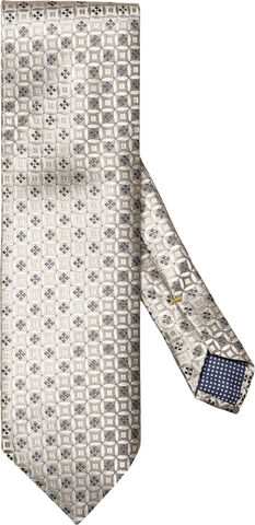 Geometric Woven Silk Tie