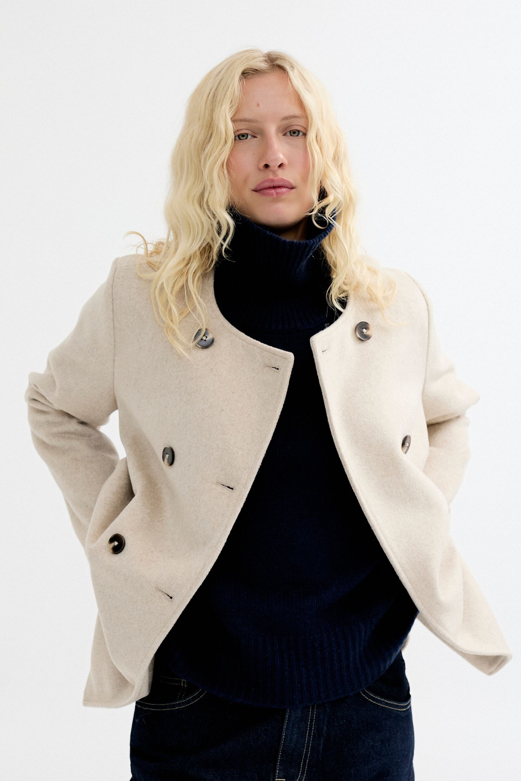 Reeva 11 Jakke - Uld mix GRS