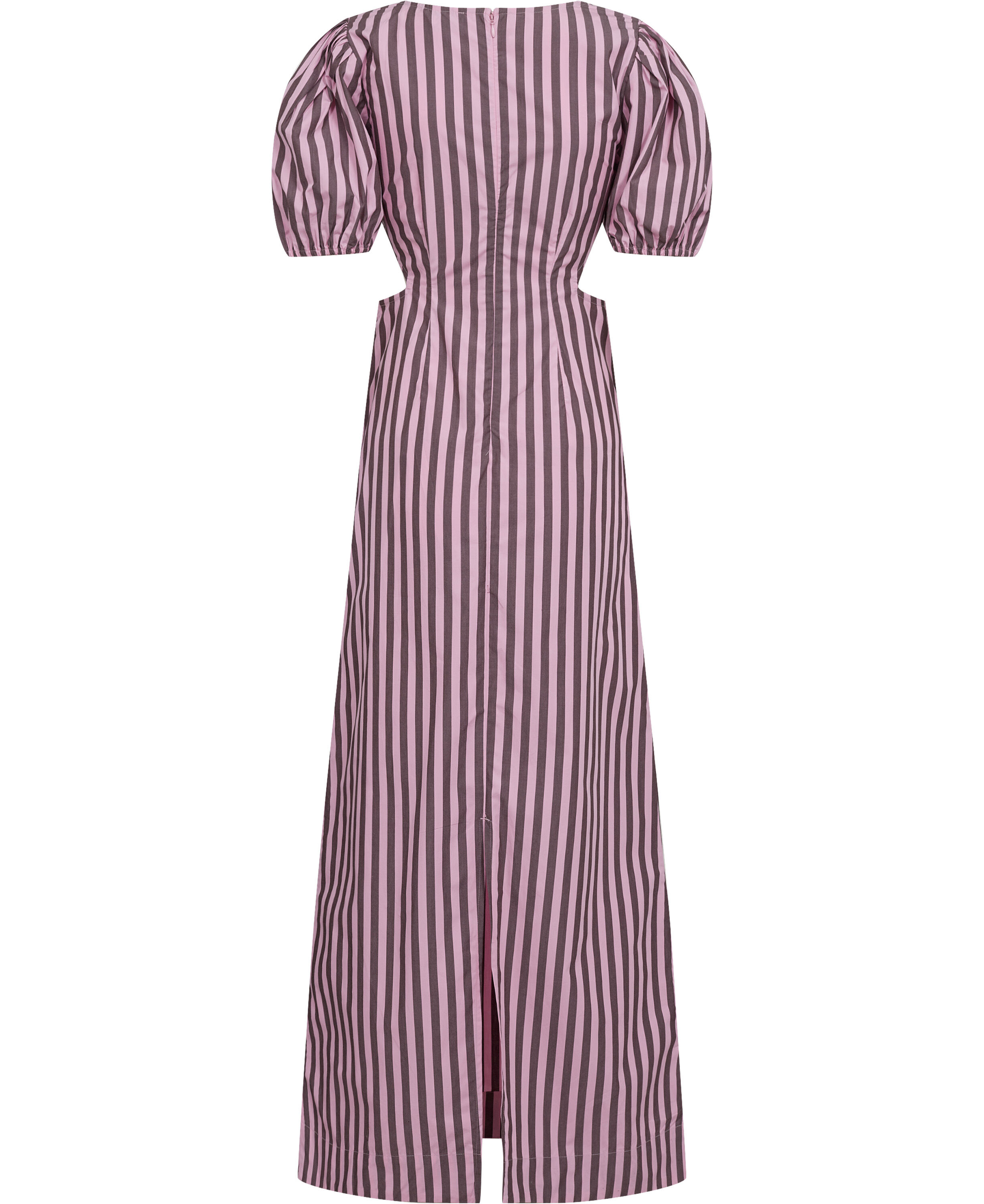 Stripe Cotton Cutout Dress