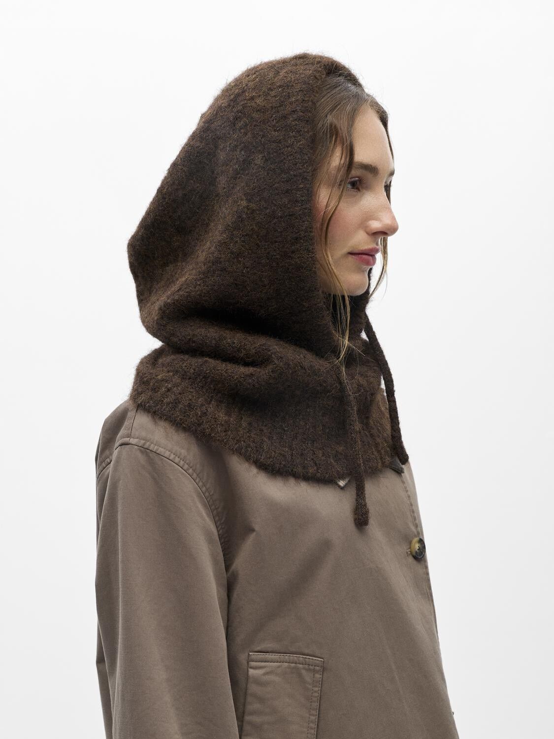 OBJMILU CABLE KNIT BALACLAVA NOOS
