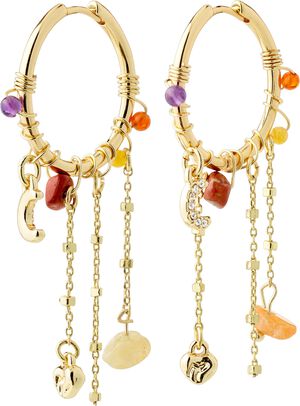 NARI earrings gold-plated