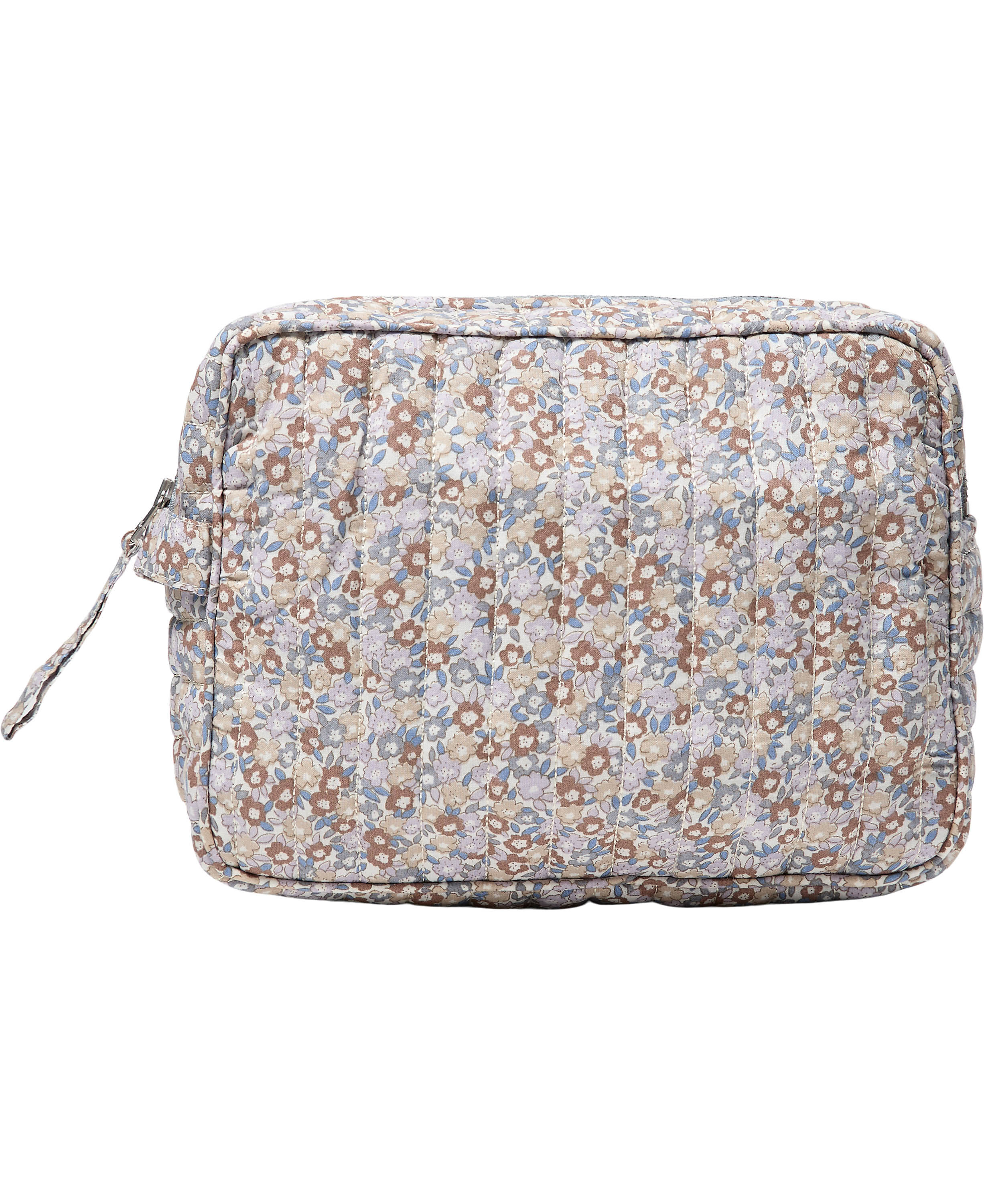 Make Up Bag, Quilted - Cotton Voile AOP SmallPastel Lilac
