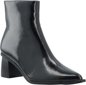 BIALEONORA Short Zip Boot Faux Leather