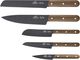 Knivset Phenix Walnut 5 delar Svart/Valnötträ