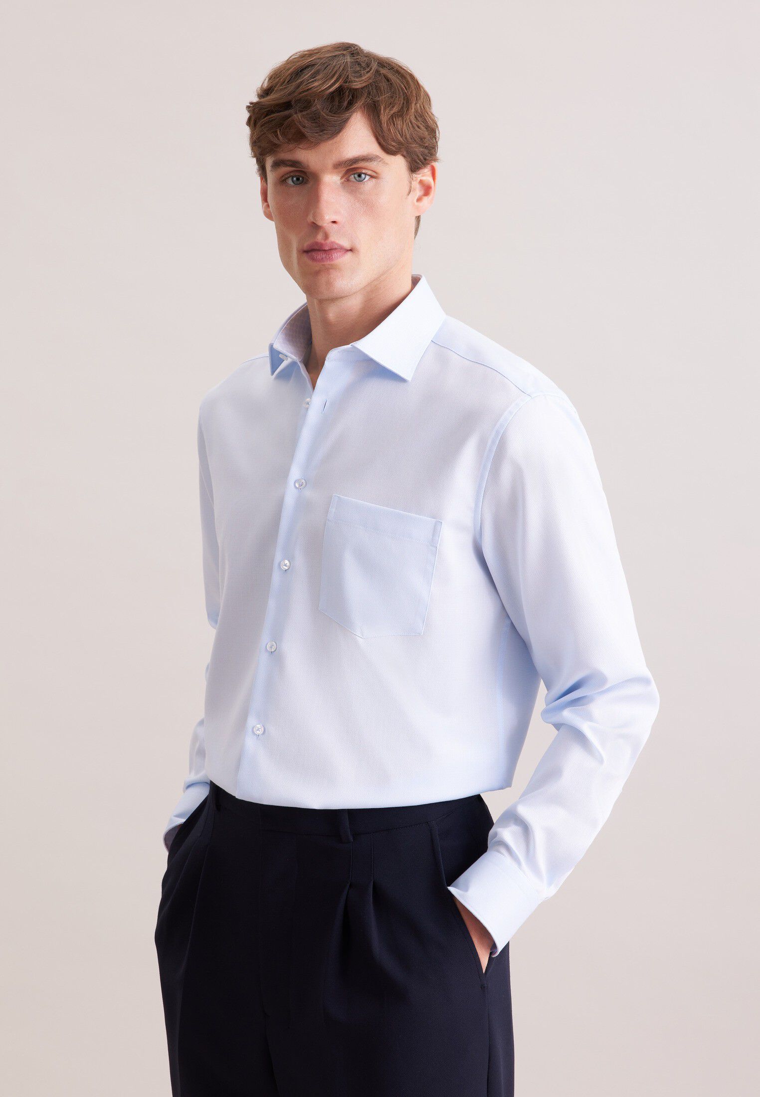 Business shirt Regular 1/1 Kent-Collar Structure
