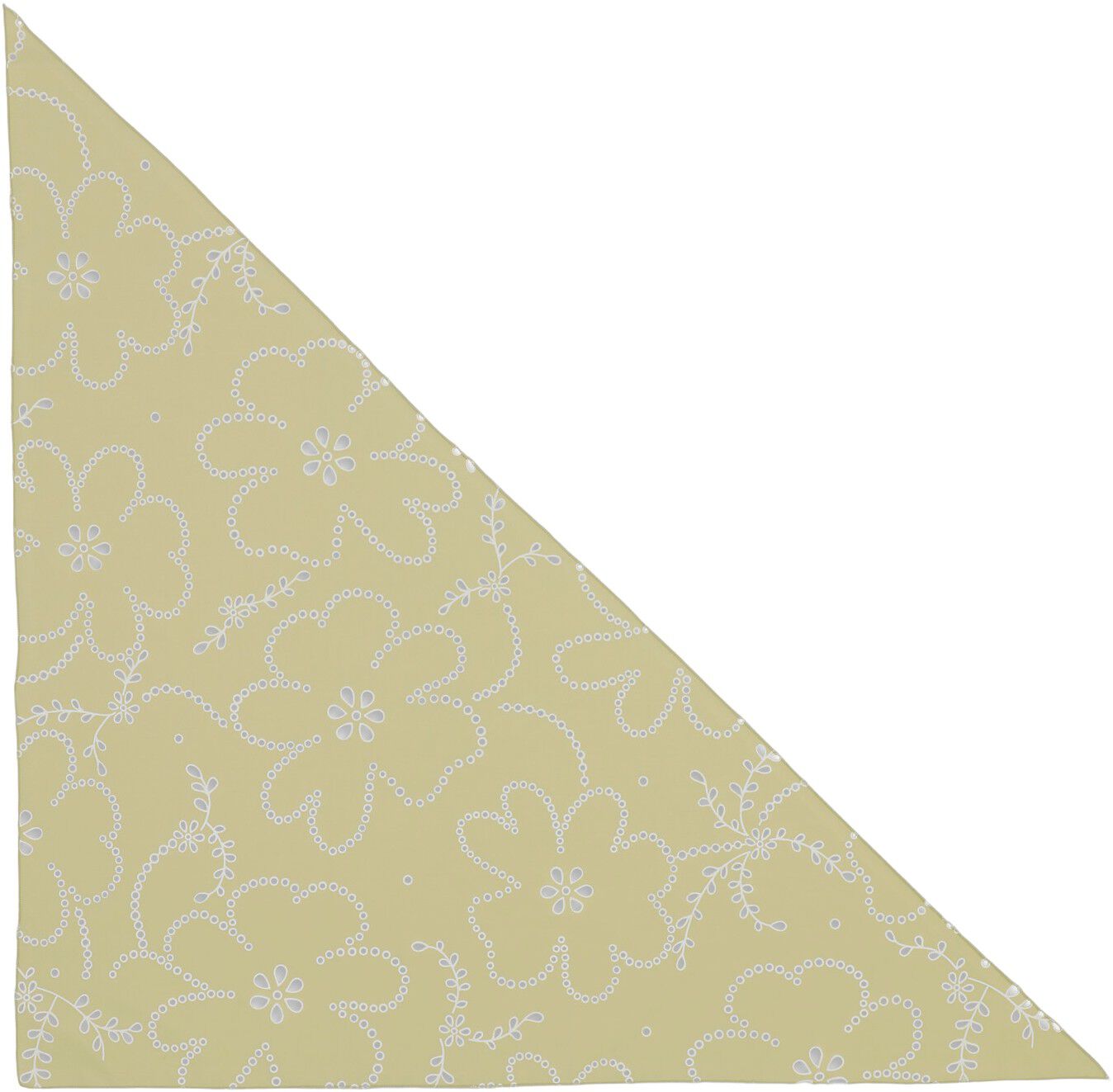 Floral Broderie Bandana Scarf