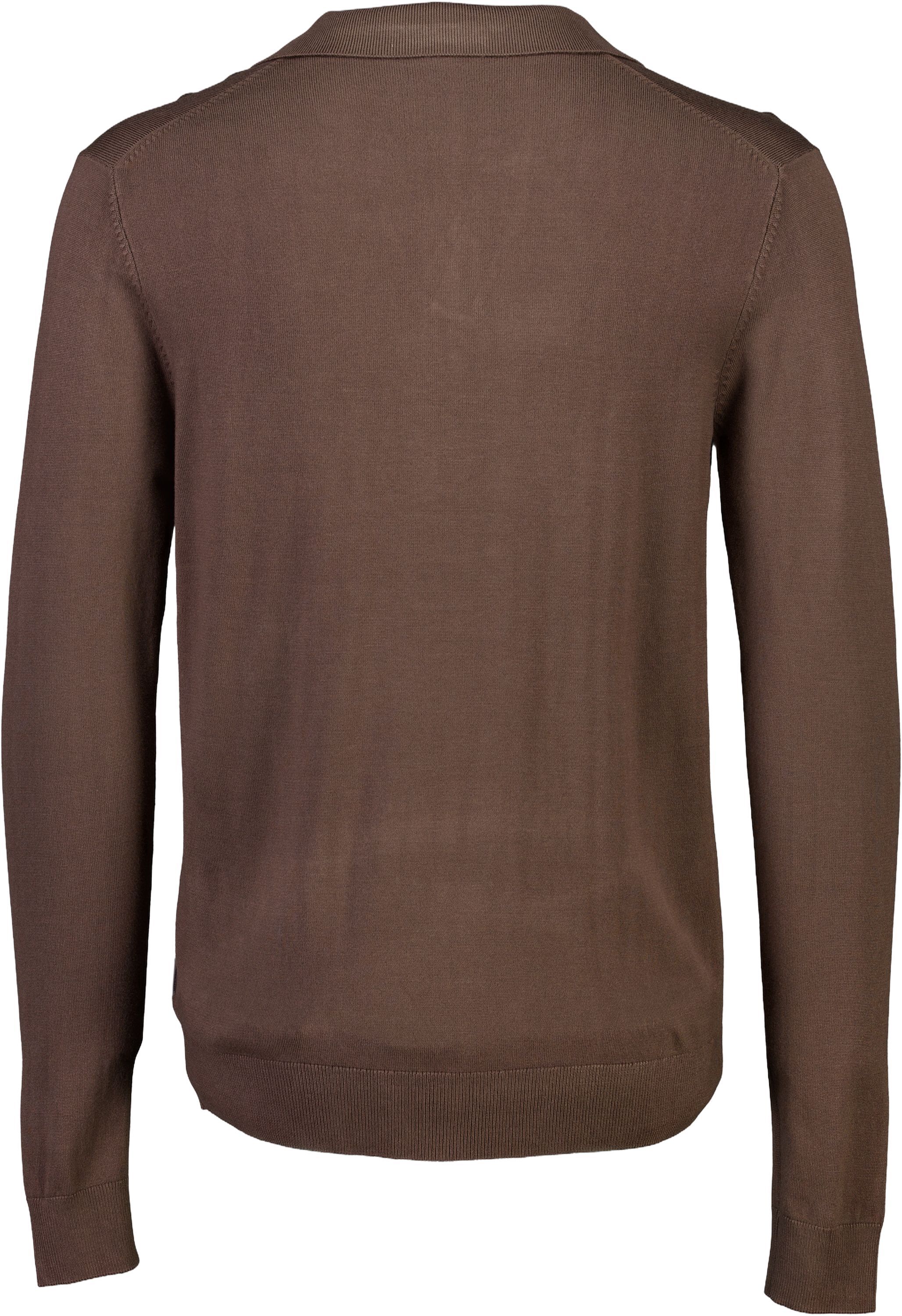 Ecovero L/S v-neck polo