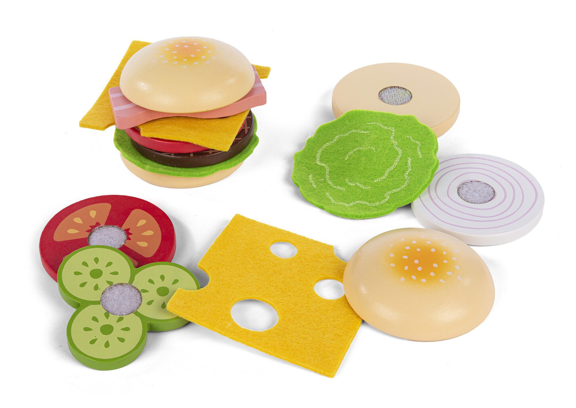 2xTR&AElig; BURGER S&AElig;TmVELCRO